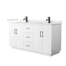 Elan TK 66" Free Standing Double Basin Vanity Set with Cabinet and Quartz Vanity Top - image 11