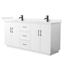 Elan TK 72" Free Standing Double Basin Vanity Set with Cabinet and Cultured Marble Vanity Top - image 11