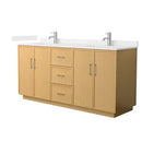 Elan TK 72" Free Standing Double Basin Vanity Set with Cabinet and Cultured Marble Vanity Top - image 13