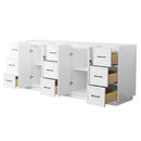 Elan TK 84" Double Free Standing Vanity Cabinet Only - Less Vanity Top - image 6