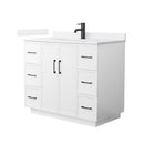 Elan TK 42" Free Standing Single Basin Vanity Set with Cabinet and Cultured Marble Vanity Top - image 1