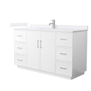Elan TK 60" Free Standing Single Basin Vanity Set with Cabinet and Quartz Vanity Top - image 1
