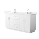 Elan TK 66" Free Standing Double Basin Vanity Set with Cabinet and Quartz Vanity Top - image 1