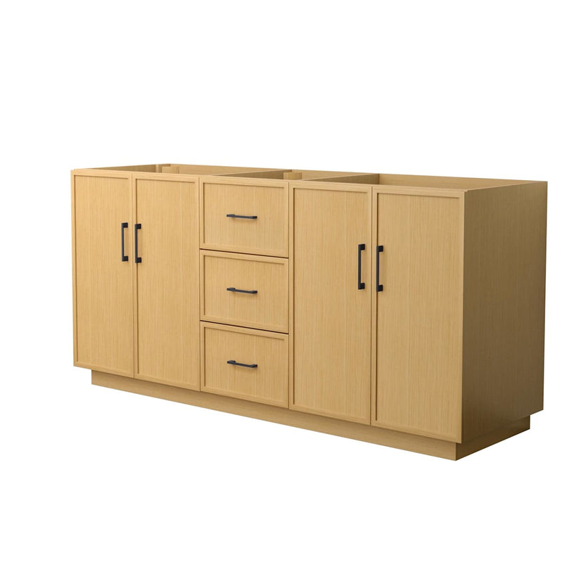 Elan TK 72" Double Free Standing Vanity Cabinet Only - Less Vanity Top - image 1