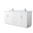 Elan TK 72" Free Standing Double Basin Vanity Set with Cabinet and Marble Vanity Top - image 1