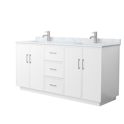 Elan TK 72" Free Standing Double Basin Vanity Set with Cabinet and Marble Vanity Top - image 1