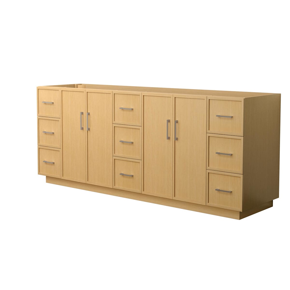 Elan TK 84" Double Free Standing Vanity Cabinet Only - Less Vanity Top - image 1
