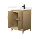 Janna 24" Free Standing Single Basin Vanity Set with Cabinet and Quartz Vanity Top - image 6