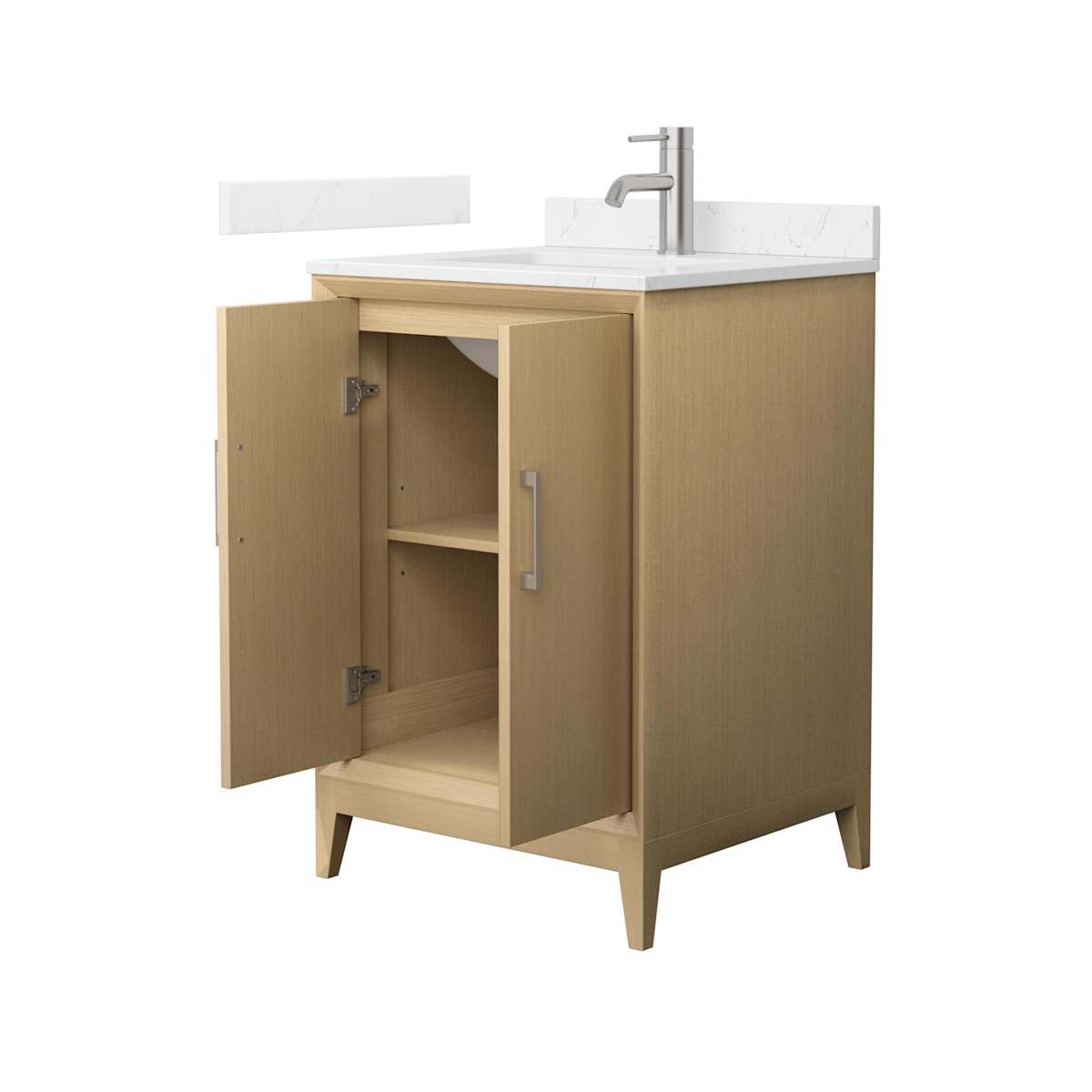 Janna 24" Free Standing Single Basin Vanity Set with Cabinet and Cultured Marble Vanity Top - image 8