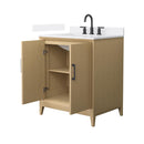 Janna 30" Free Standing Single Basin Vanity Set with Cabinet and Quartz Vanity Top - image 6