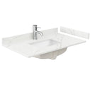 Janna 36" Free Standing Single Basin Vanity Set with Cabinet and Quartz Vanity Top - image 3