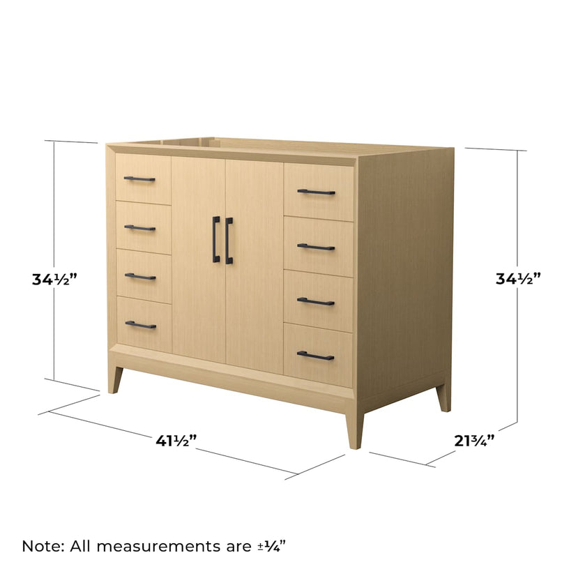 Janna 42" Single Free Standing Vanity Cabinet Only - Less Vanity Top - image 3