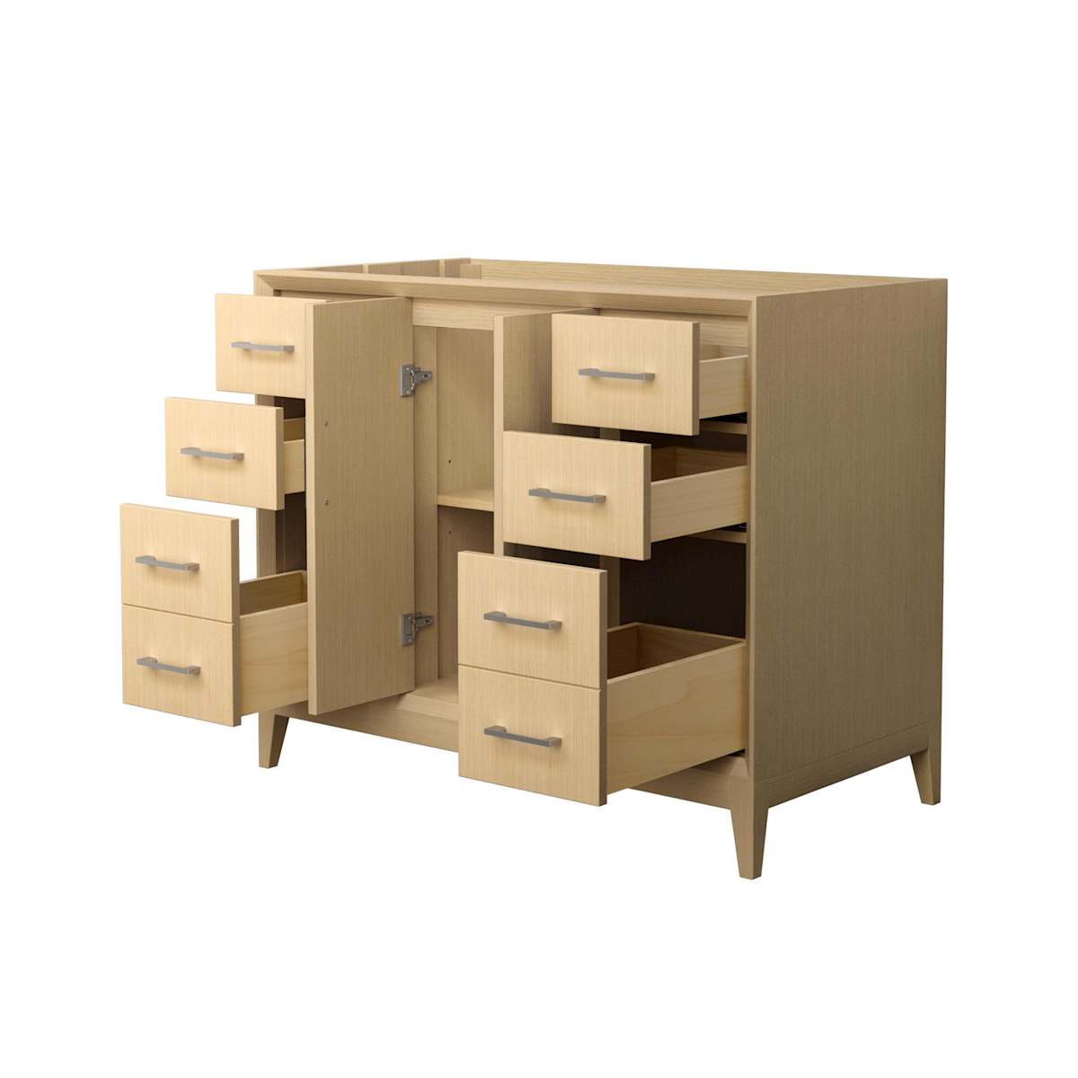 Janna 42" Single Free Standing Vanity Cabinet Only - Less Vanity Top