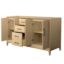 Janna 60" Double Free Standing Vanity Cabinet Only - Less Vanity Top - image 2