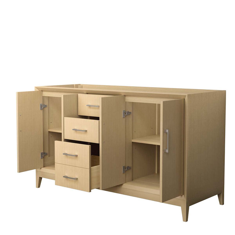 Janna 60" Double Free Standing Vanity Cabinet Only - Less Vanity Top - image 5