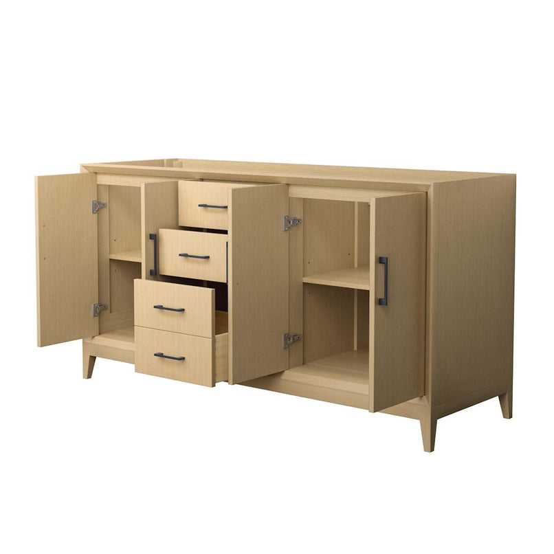 Janna 66" Double Free Standing Vanity Cabinet Only - Less Vanity Top - image 2