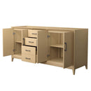 Janna 72" Double Free Standing Vanity Cabinet Only - Less Vanity Top - image 2