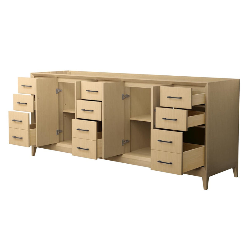 Janna 84" Double Free Standing Vanity Cabinet Only - Less Vanity Top - image 2