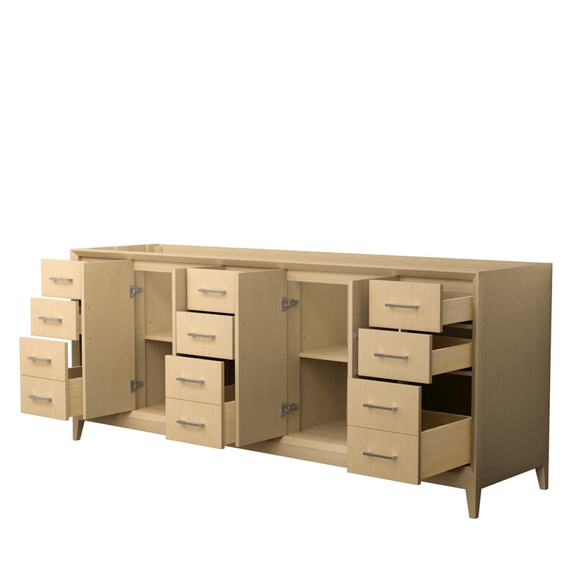 Janna 84" Double Free Standing Vanity Cabinet Only - Less Vanity Top - image 5