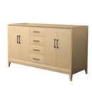 Janna 60" Double Free Standing Vanity Cabinet Only - Less Vanity Top - image 1