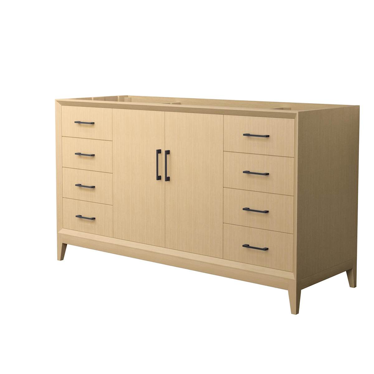 Janna 60" Single Free Standing Vanity Cabinet Only - Less Vanity Top - image 1