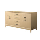 Janna 66" Double Free Standing Vanity Cabinet Only - Less Vanity Top - image 1