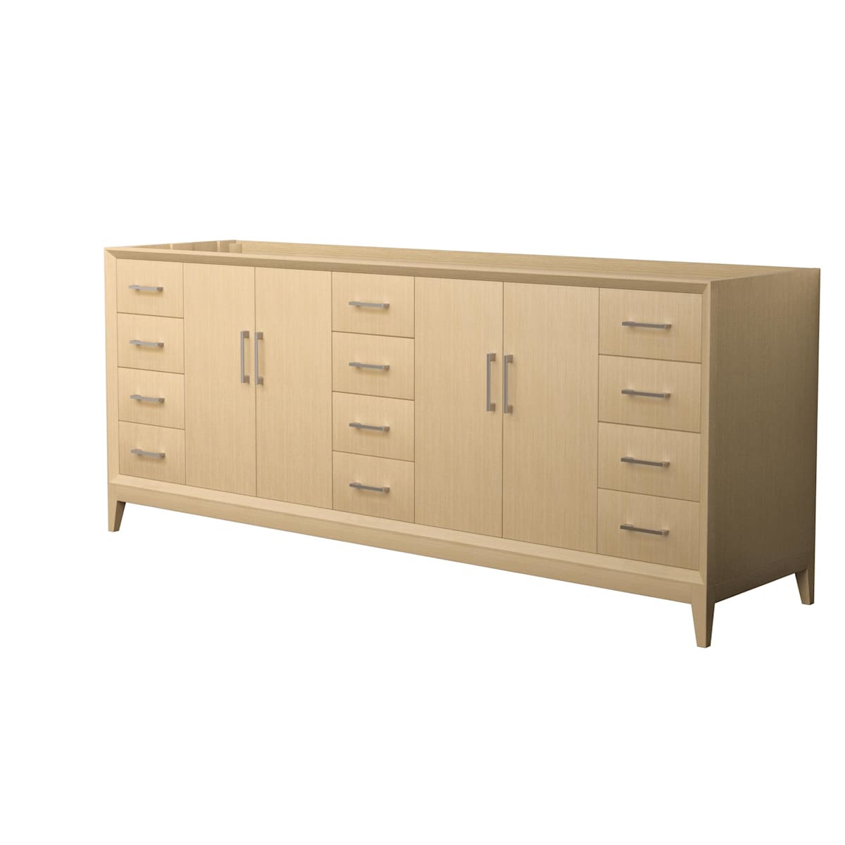 Janna 84" Double Free Standing Vanity Cabinet Only - Less Vanity Top - image 1