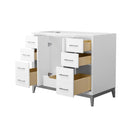 Amici 42" Single Free Standing Vanity Cabinet Only - Less Vanity Top - image 7