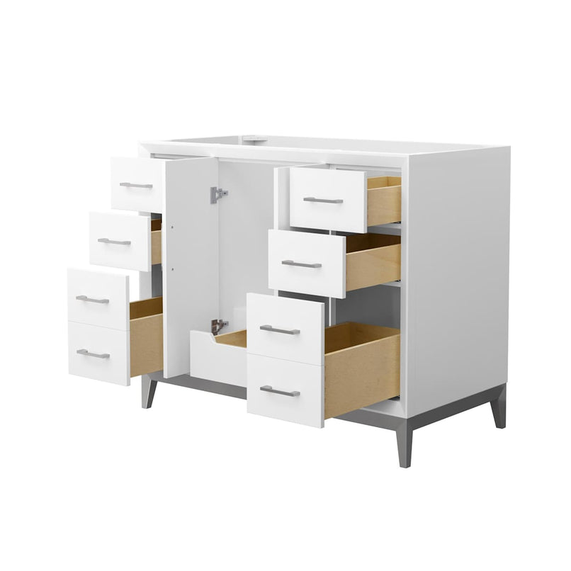 Amici 42" Single Free Standing Vanity Cabinet Only - Less Vanity Top - image 7