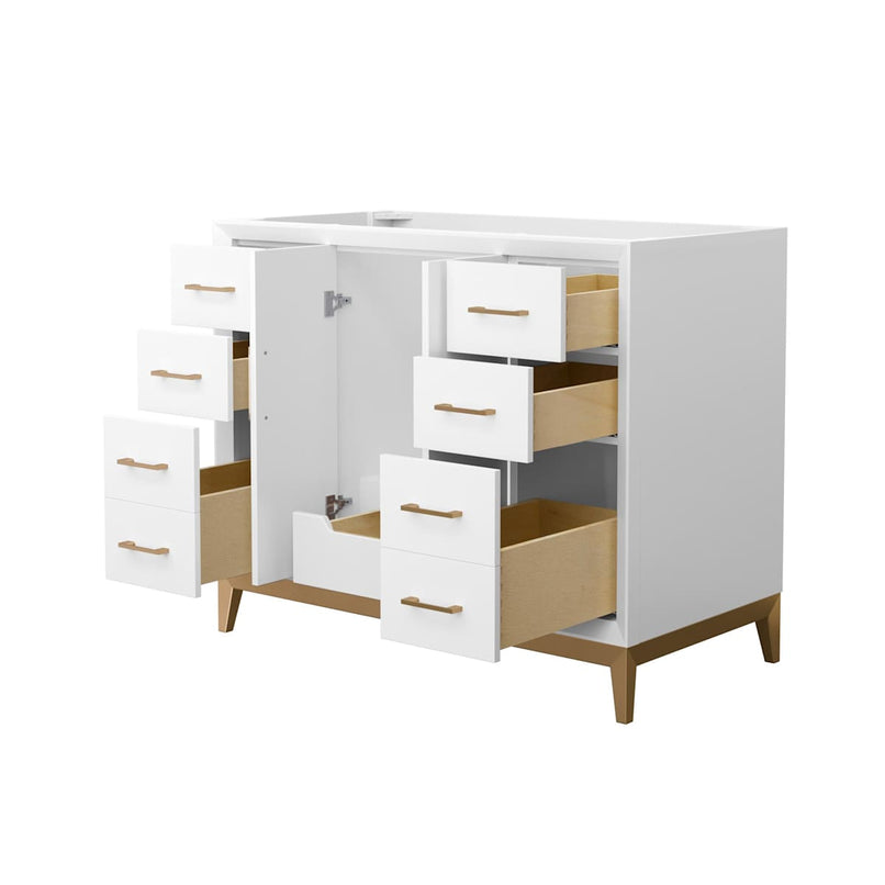 Amici 42" Single Free Standing Vanity Cabinet Only - Less Vanity Top - image 9