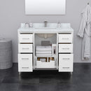 Amici 42" Free Standing Single Basin Vanity Set with Cabinet and Quartz Vanity Top - image 3