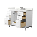 Amici 42" Free Standing Single Basin Vanity Set with Cabinet and Quartz Vanity Top - image 12