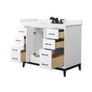 Amici 42" Free Standing Single Basin Vanity Set with Cabinet and Quartz Vanity Top - image 13