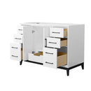 Amici 48" Single Free Standing Vanity Cabinet Only - Less Vanity Top - image 2