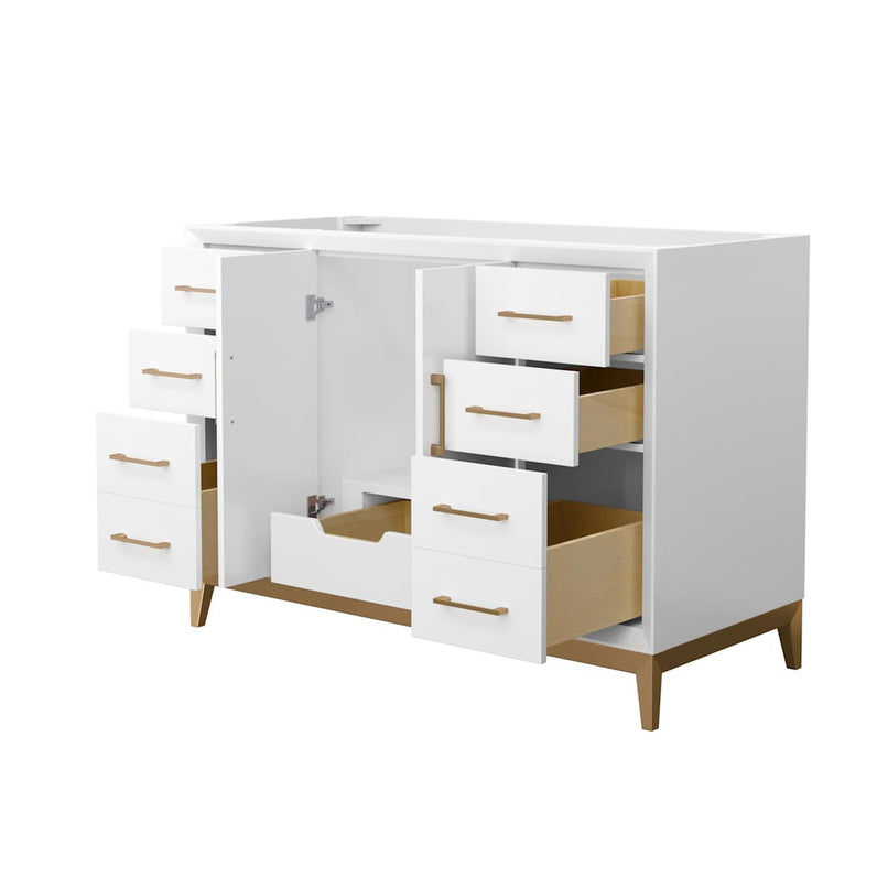 Amici 48" Single Free Standing Vanity Cabinet Only - Less Vanity Top - image 9