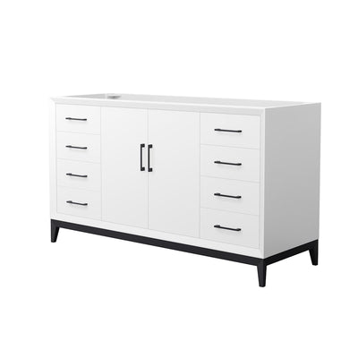 Amici 60" Single Free Standing Vanity Cabinet Only - Less Vanity Top - image 1