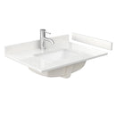 Sheffield 30" Free Standing Single Basin Vanity Set with Cabinet, Quartz Vanity Top, and Framed Mirror - image 7
