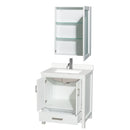 Sheffield 30" Free Standing Single Basin Vanity Set with Cabinet, Quartz Vanity Top, and Medicine Cabinet - image 13