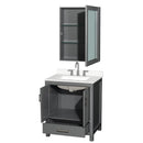 Sheffield 30" Free Standing Single Basin Vanity Set with Cabinet, Quartz Vanity Top, and Medicine Cabinet - image 17