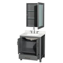 Sheffield 30" Free Standing Single Basin Vanity Set with Cabinet, Quartz Vanity Top, and Medicine Cabinet - image 18