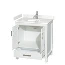 Sheffield 30" Free Standing Single Basin Vanity Set with Cabinet and Cultured Marble Vanity Top - image 8