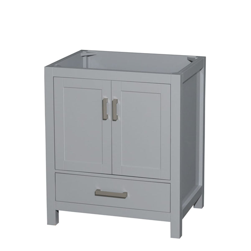 Sheffield 30" Single Free Standing Vanity Cabinet Only - Less Vanity Top - image 1