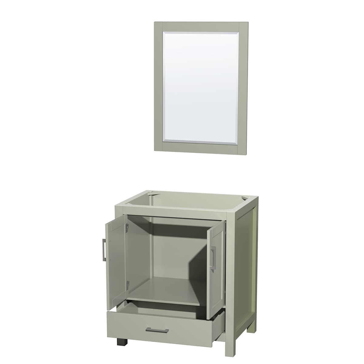 Sheffield 30" Single Free Standing Vanity Cabinet - Less Vanity Top