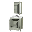 Sheffield 30" Free Standing Single Basin Vanity Set with Cabinet, Marble Vanity Top, and Medicine Cabinet - image 17