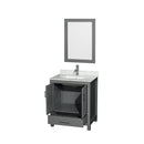Sheffield 30" Free Standing Single Basin Vanity Set with Cabinet, Marble Vanity Top, and Framed Mirror - image 11