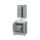 Sheffield 30" Free Standing Single Basin Vanity Set with Cabinet, Marble Vanity Top, and Medicine Cabinet - image 8