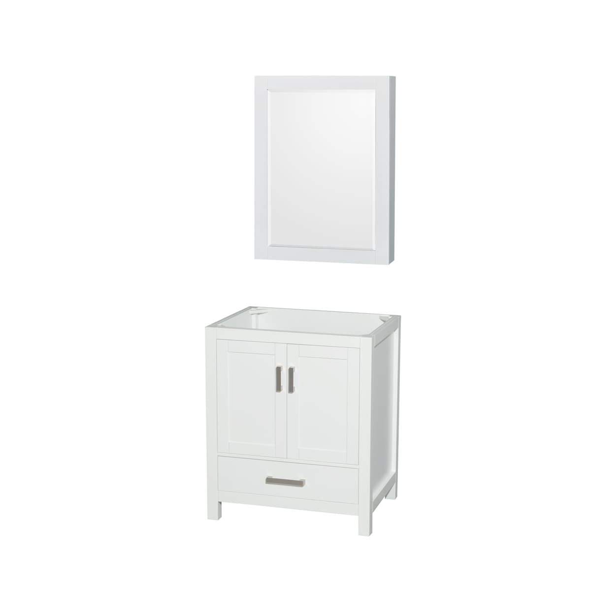 Sheffield 30" Single Free Standing Vanity Cabinet - Less Vanity Top