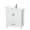 Sheffield 30" Free Standing Single Basin Vanity Set with Cabinet and Cultured Marble Vanity Top - image 1