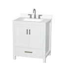 Sheffield 30" Free Standing Single Basin Vanity Set with Cabinet and Quartz Vanity Top - image 1