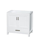 Sheffield 35" Single Freestanding Hardwood Vanity Cabinet Only - Less Vanity Top - image 1